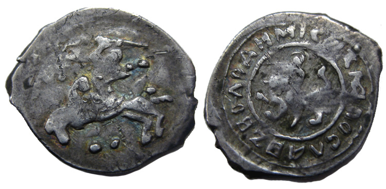 Малоярославец. Ярослав Владимирович (1410-1426). Денга Малоярославец. Ярослав Владимирович (1410-1426). Денга