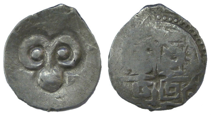 Рис. 3а. Монета вел. кн. Федора Ольговича  Рязанского (чекан 1409-1417 гг.)