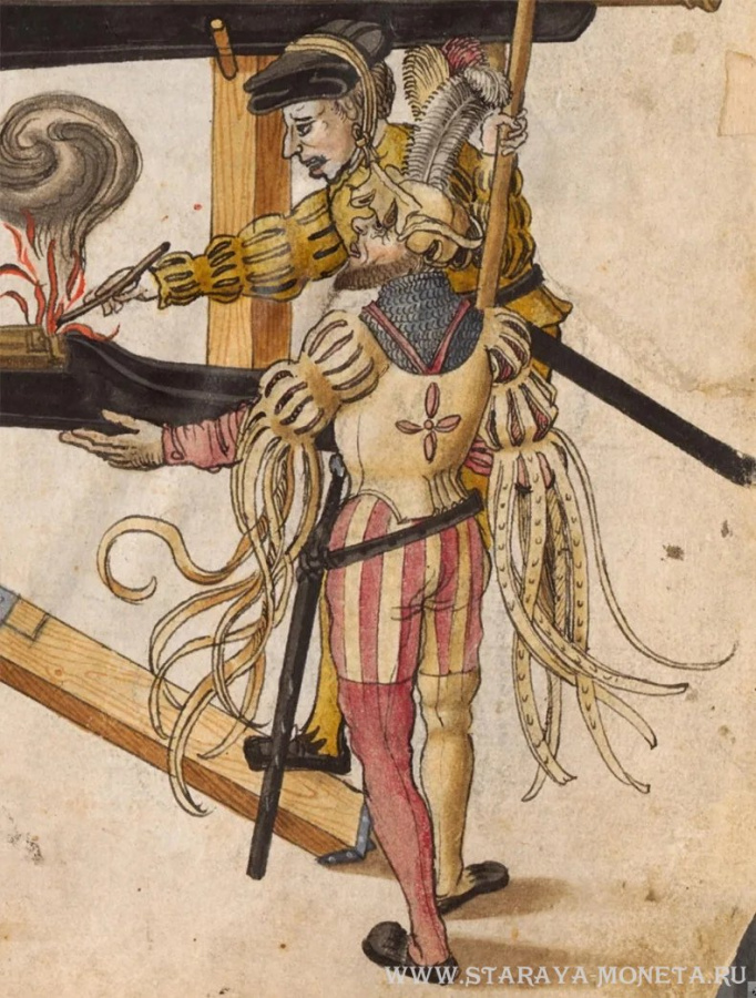 Иллюстрации Бартоломеуса Фрейслебена из «Арсенальной книги» императора Максимилиана I,1502 г.